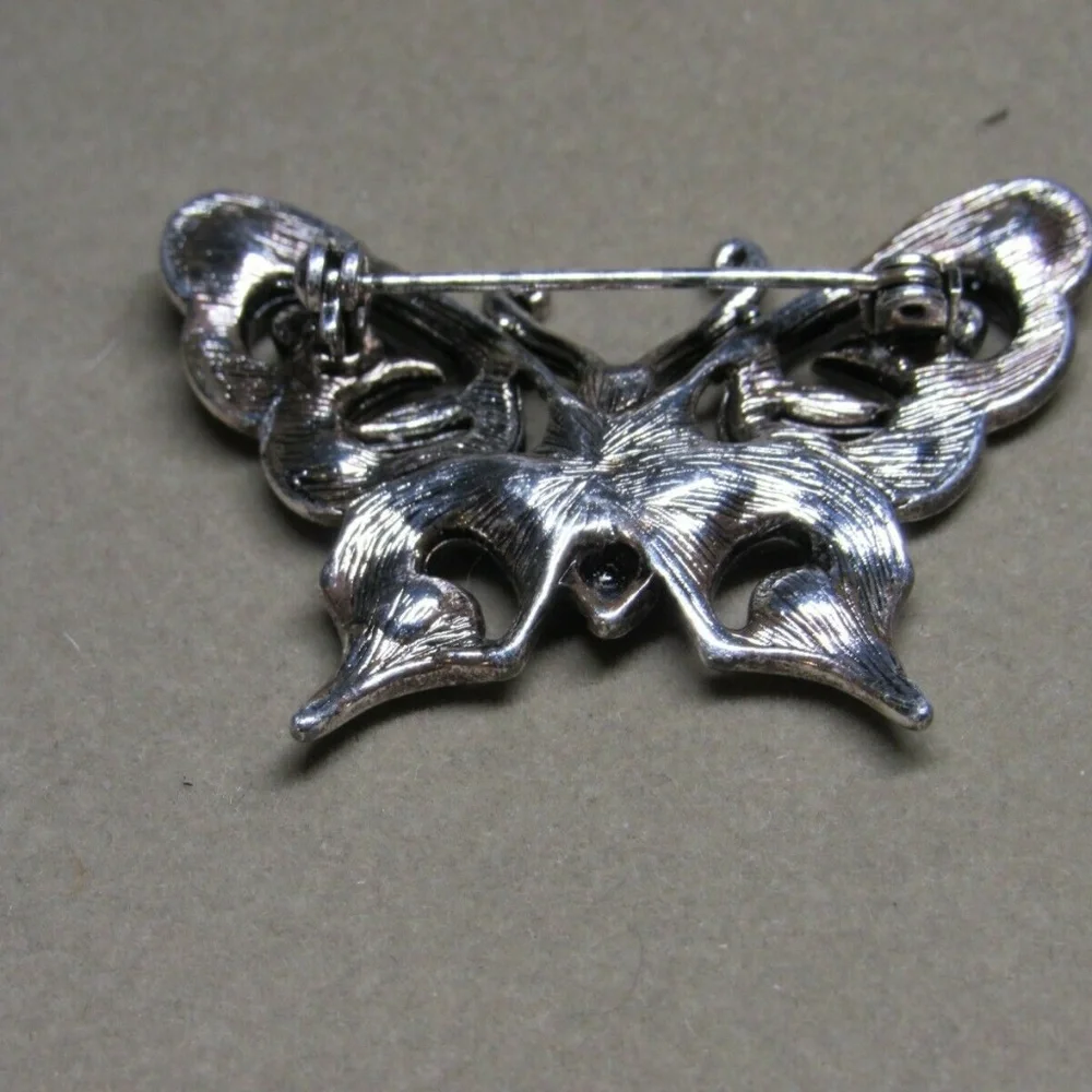 Butterfly Pin Mixed Colors Rhinestone - Picture 7 of 8